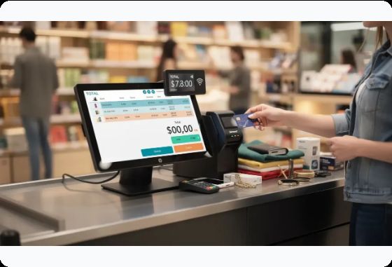 Sistem kasir modern untuk toko retail